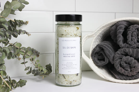 Eucalyptus et menthe verte - Sel de bain