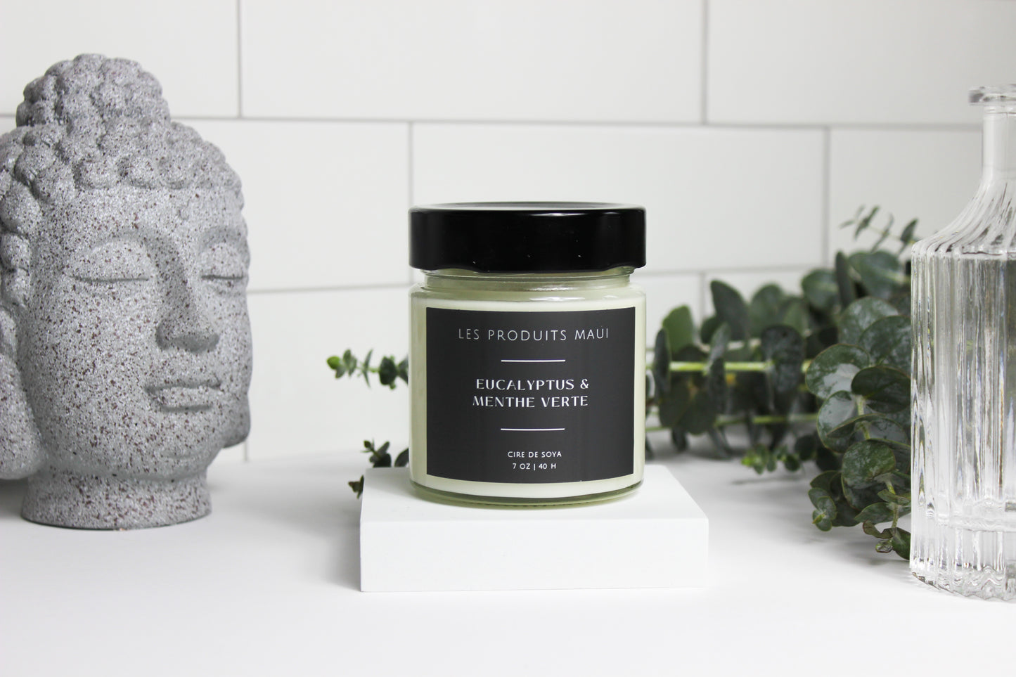 Eucalyptus et menthe verte - Chandelle